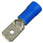 Pico 1856KT Vinyl-Insulated Quick Connect - Male 0.250", 16-14 AWG (Blue), 19-Pack